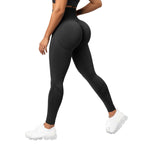 High Waist Seamless Leggings Women Push Up Leggings Women Seamless Lifting Leggings High Waist Workout Yoga Pants Sport Women Fitness Running Yoga Pants Elegant Elastic Leggings For Fitness Figure Enhancing Athletic Leggings Stevvex