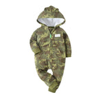 Modern Colorful Interesting Newborn Baby Unisex Warm Clothing Long Sleeved Cotton Romper For Kids