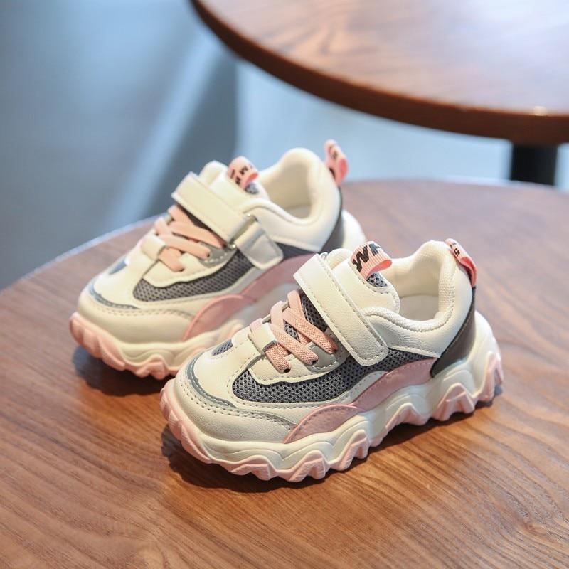 Casual Breathable Boys Sport Shoes Children Sneakers Baby Girls Running Shoes Mesh Canvas Shoes Stevvex