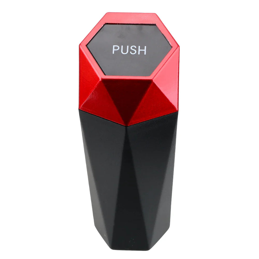 YOSOLO Mini Garbage Bin Trash Bin Car Trash Can for Car Home Bedroom Office Portable Car Dustbin with Lid Interior Accessories Lootquake LLC