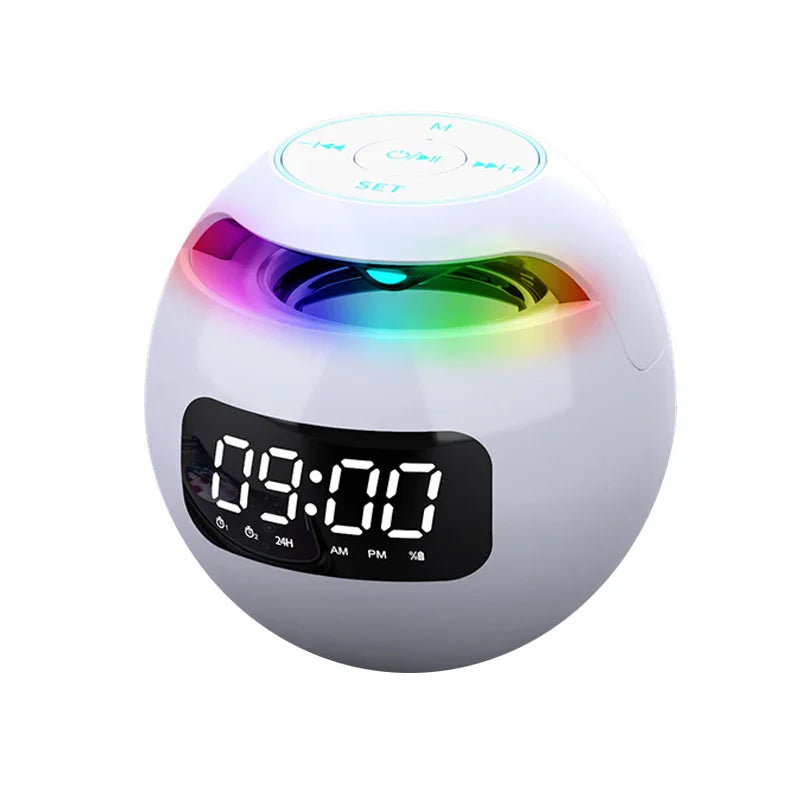 New Mini Bluetooth Speaker Wireless Bluetooth Sound Box with LED Display Alarm Clock Hifi TF Card MP3 Music Play For PC Phone Lootquake LLC