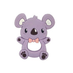 Food Grade Silicone Teethers Animal Fox Koala  Teether  Baby Silicone Chew Charms Kids Teething Gift Toddler Toys