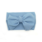 Baby Girls Headband Toddler Big Bow Hairband Cute Solid Stretch Turban For Baby Girls