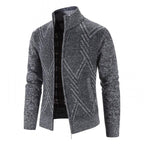 New Autumn Winter Jacket Men Warm Casual Slim Fit Fleece Jacket Elegant Jackets For Men Warm Soft Sweater Solid Jackets Casual Business Men Clothing Lightweight Hooded Jackets Stevvex