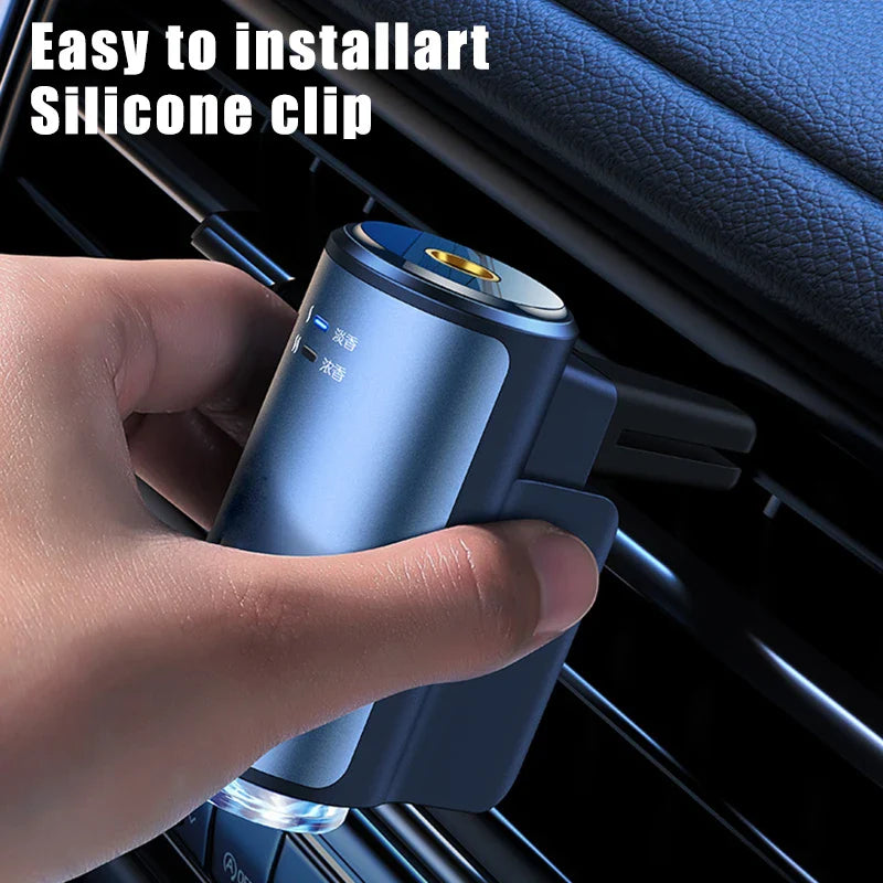 Electric Auto Air Diffuser Aroma Car Air Vent Humidifier Mist Wood Grain Essential Oil Aromatherapy Freshener Perfume Fragrance Lootquake LLC