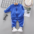 Baby Boys Costume Letter Tracksuit Tops Pants 2PCS Children Boy spring Outfits In Modern Sport Deisgn Made for Kids