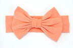 Headband Knitted Cotton Children Girls Elastic Bow Hair Bands Turban for girl Headbands