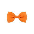 Colorful Mini Bow Tie Hair Clip Small Sweet Solid Ribbon Bow Safety Hair Clips Hairpins Baby Girl Hair Accessories