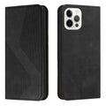 Luxury Blue Flip Wallet Case For iPhone 14 13 12 Mini Plus 11 Pro Magnetic Cards Phone Cover Magnetic PU Leather Phone Case Classic S-shaped Simple Flip Wallet Cover Stevvex