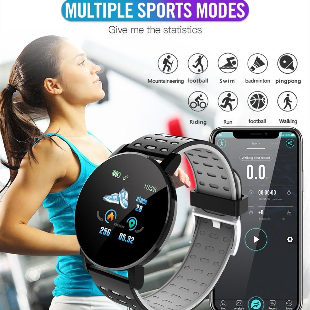 New Bluetooth Smart Watch For Men and Woman With Multifunction Blood Pressure Smartwatch  Sport Tracker Band For Android IOS and WhatsApp Connection - SJB-DIAMOND ELITES