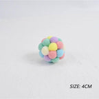 Fashion New Plush Pet Toy Cat and Dog Self-Hey Funny Cat Bite-Resistant Toy Ball Cute Funny Interactive Toy Balls For Cats Multicolor Toy Balls For Cat Stevvex