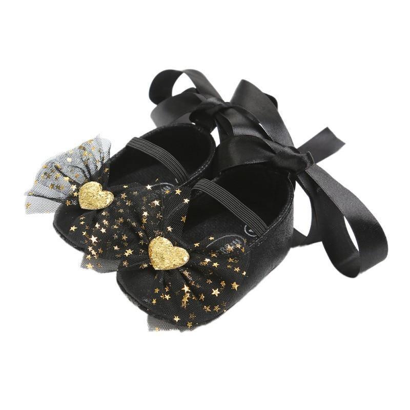 Cute Baby Dance Shoes Toddler Shoes Bow Tie Baby Princess Shoes Dance Shoe Newborn First Walkers 0-18M Stevvex