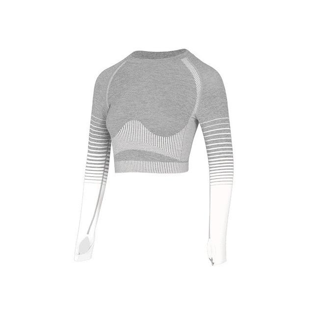 Women's Seamless Yoga Set Long Sleeve - SJB-DIAMOND ELITES