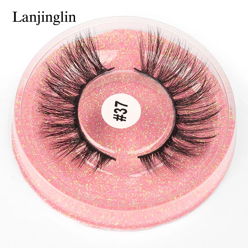 4/100 Pairs Wholesale Fake Lashes 3D Mink Eyelashes Fluffy Dramatic Lashes Cruelty Free False Eye lashes Makeup Tools maquillaje Lootquake LLC