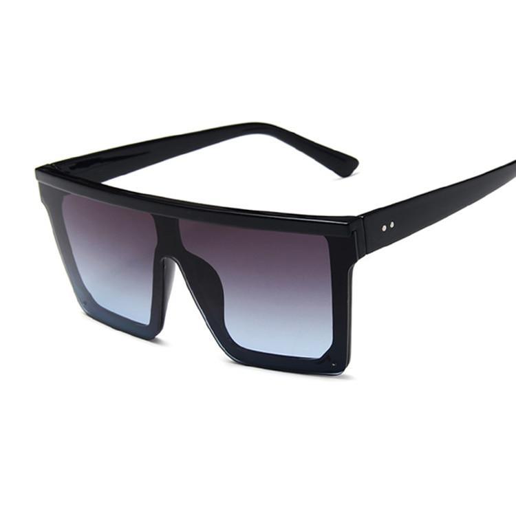 Retro Modern Elegant Square Sunglasses for Women and Lady With Big Frame Fashion Girls Sunglasses In Vintage Style With UV400 Protection - SJB-DIAMOND ELITES