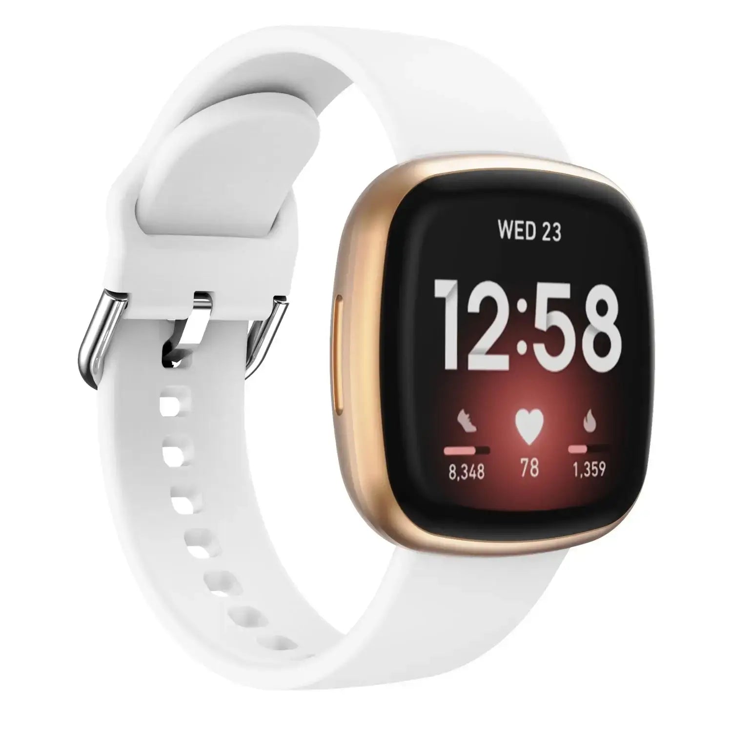 Fitbit Versa & Sense Silicone Strap - Soft and Flexible - SJB-DIAMOND ELITES