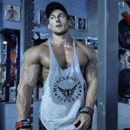 FlexFit Men's Muscle Gym Tank - Sleeveless Sportswear THRIXINE