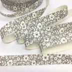 5Y 1.5cm/2.5cm Flowers Printed Cotton Floral Ribbon For Handmade DIY Craft Scrapbook Gift Packing Easter Wedding Christmas Deco Lootquake LLC