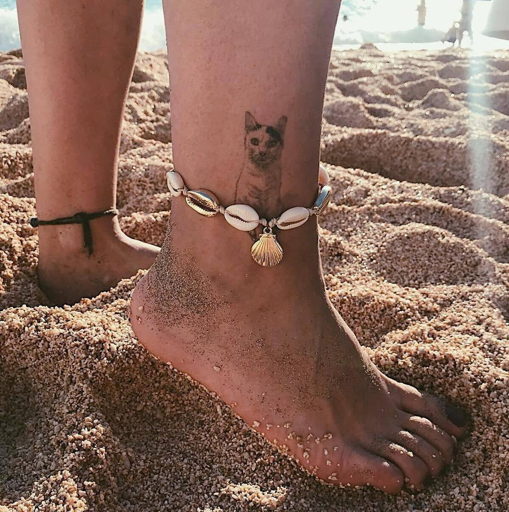 Luxury Bohemian Star Shell Ankle Bracelet Foot Jewelry Brecelet Simple Shell Anklets for Women Summer Style - SJB-DIAMOND ELITES