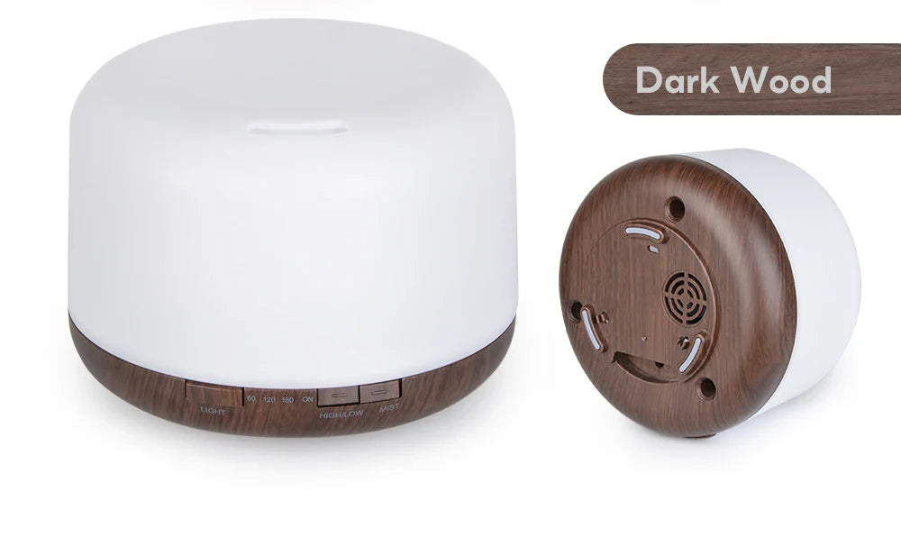 Air Humidifier Essential Oil Diffuser 300ML 500ML 1000ML With Lights Remote Control Ultrasound Electric Aromatherapy Diffuser Lootquake LLC