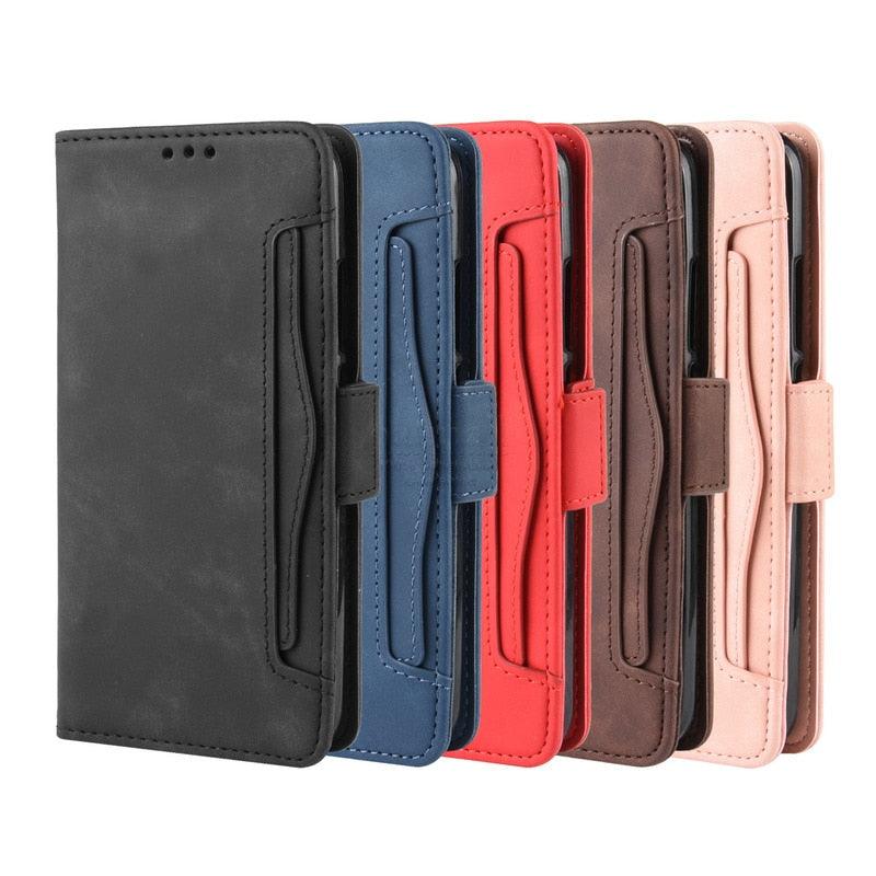 Wallet Cases For iPhone XR Case Magnetic Closure Flip Cover For iPhone X XS Max Leather Card Photo Holder Phone Bags PU Leather Flip Case Cover Stand Pocket for iPhone Stevvex