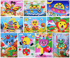 10 designs/lot  Cartoon 3D EVA Foam Sticker Puzzle Series Kids Multi-patterns Styles Toys for Children Birthday Gift - SJB-DIAMOND ELITES