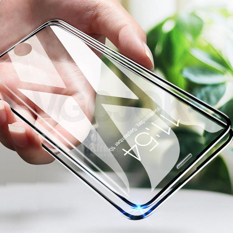 100D Curved Edge Full Cover Tempered Glass On The For iPhone 7 8 Plus Screen Protective Glass For iPhone 7 8 6 6S Plus Film Shock Absorbent Heavy Duty Protective Screen Glass Stevvex