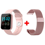 STEVVEX  LATEST Smart Watch Women Men Smartwatch For Android IOS Electronics Smart Clock Fitness Tracker Silicone Strap Smart-watch Hours - SJB-DIAMOND ELITES