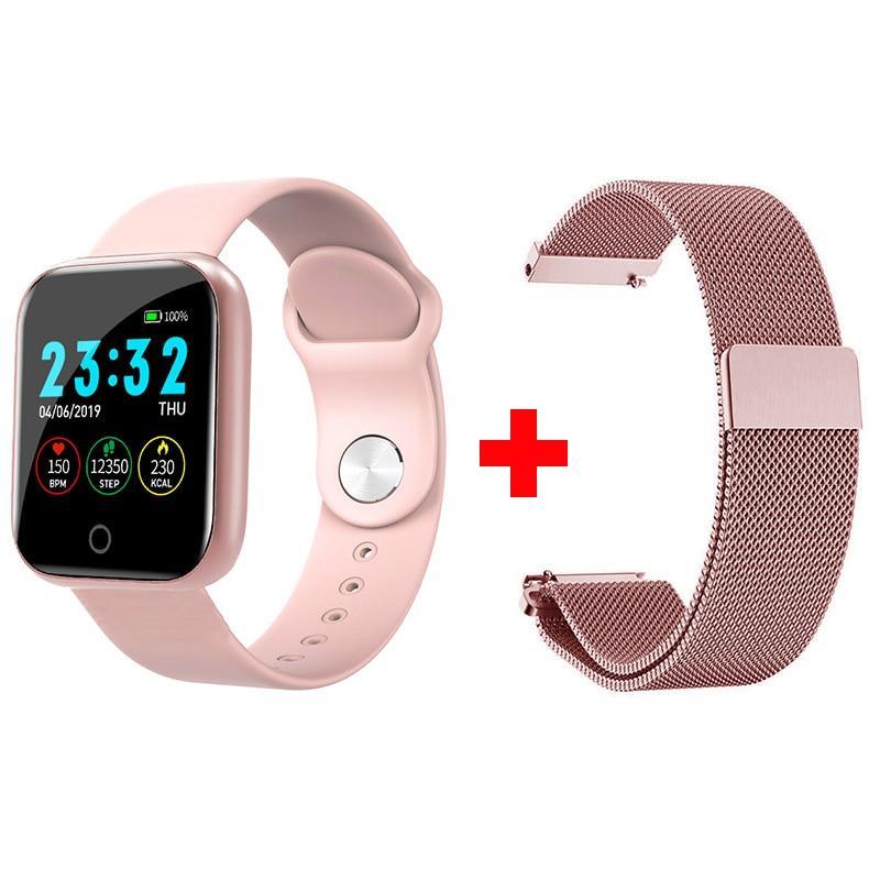 STEVVEX  LATEST Smart Watch Women Men Smartwatch For Android IOS Electronics Smart Clock Fitness Tracker Silicone Strap Smart-watch Hours - SJB-DIAMOND ELITES