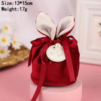 Cloth Easter Bags Cute Bunny Gift Packing Bags Wholesale Rabbit Chocolate Candy Bags Wedding Birthday Party Decoration 2025 New Lootquake LLC