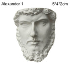 Mini Plaster Statue Greek Mythology Celebrities Famous Sculpture Figurine Drawing Practice Gypsum Bust Portraits Lootquake LLC