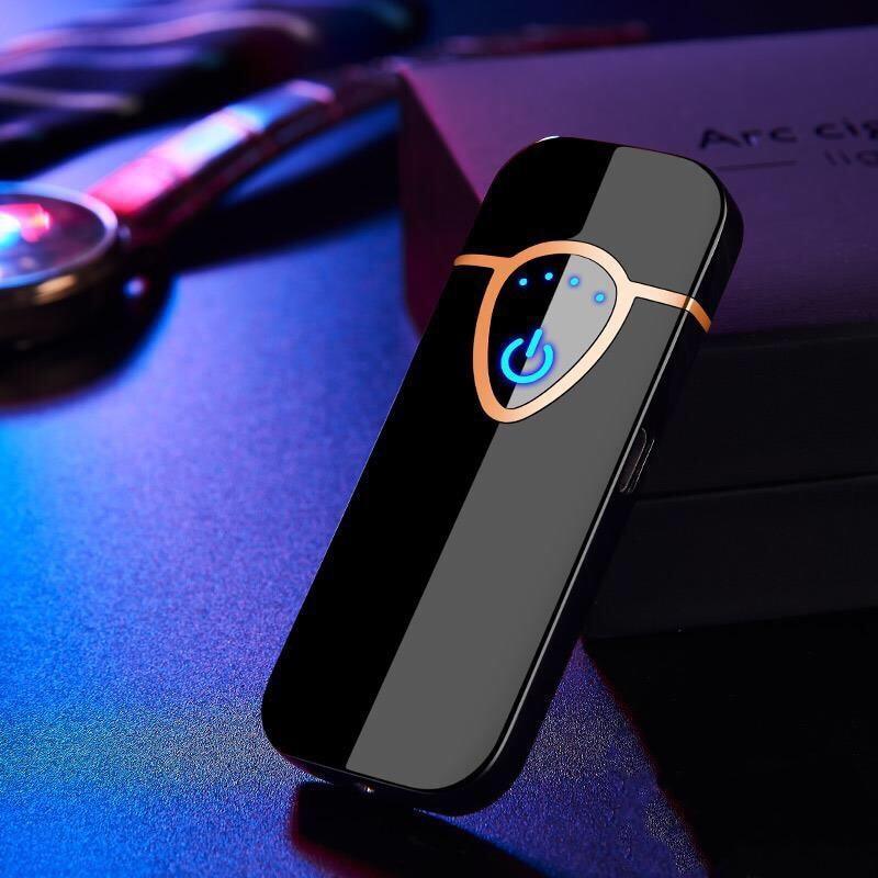 Luxury Modern New Personality USB Cigarette Lighter Fingerprint Induction Electronic Lighter Rechargeable - SJB-DIAMOND ELITES