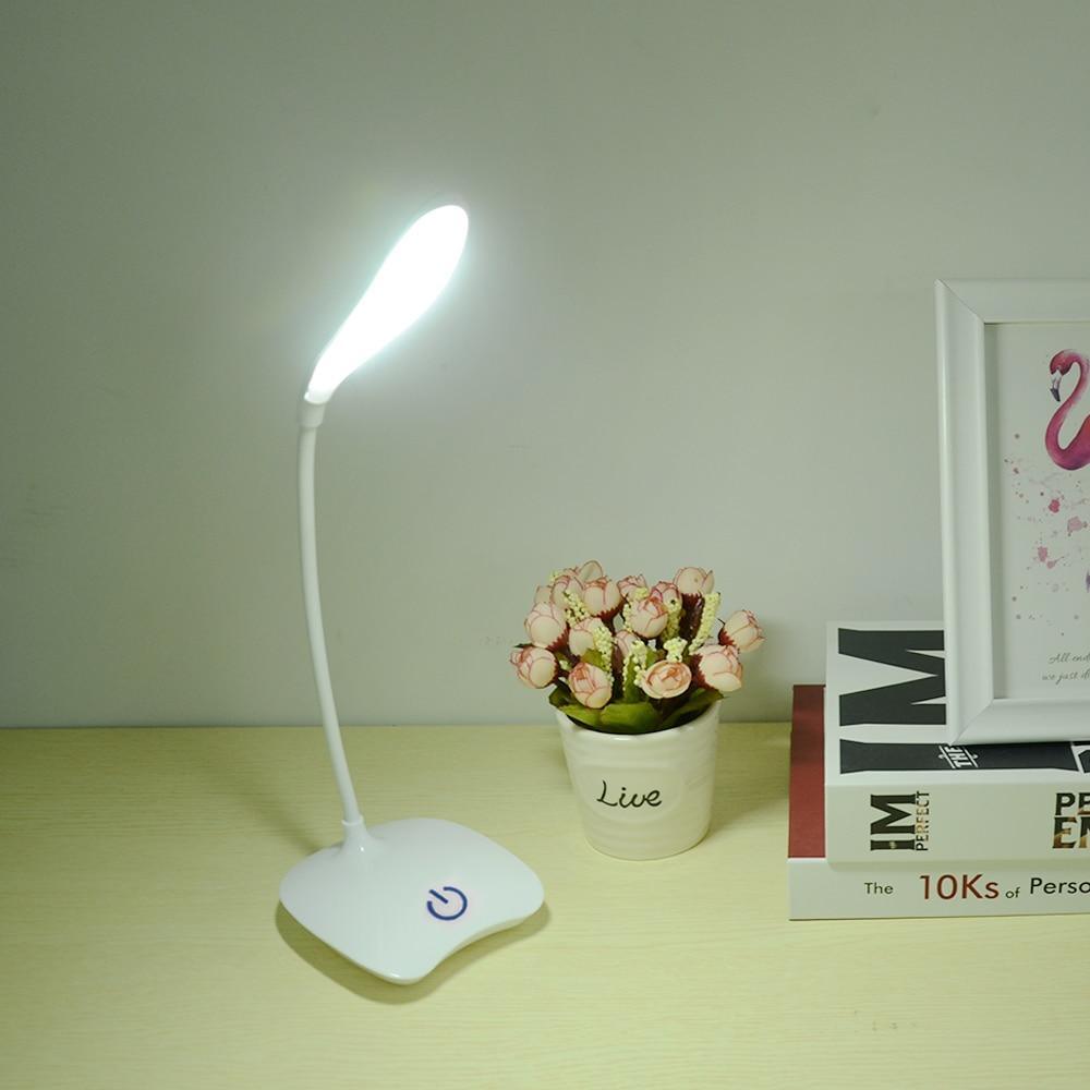 STEVVEX Reading Table Lamp LED Stand Desk Lamp With Rechargeable Battery Levels Brightness Study Reading Desk Lamp For Student Office - SJB-DIAMOND ELITES