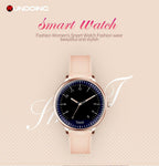 Luxury Modern Stylish Women Smart Watch With Round Screen Smartwatch For Girl Woman and Ladies With Heart Rate Monitor Compatible For Android and IOS Sistems - SJB-DIAMOND ELITES