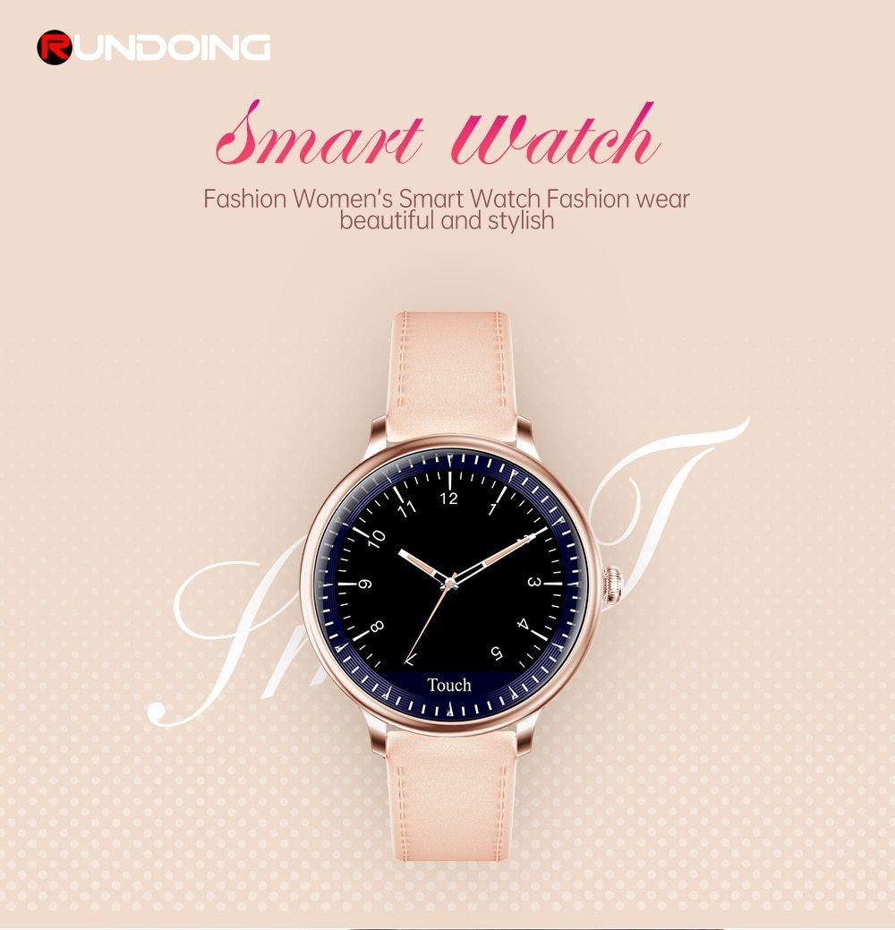 Luxury Modern Stylish Women Smart Watch With Round Screen Smartwatch For Girl Woman and Ladies With Heart Rate Monitor Compatible For Android and IOS Sistems - SJB-DIAMOND ELITES