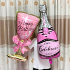 Big Helium Balloon In Several Luxury Design Champagne Goblet Balloons For Wedding Birthday Party Decorations Adult Kids Ballons - SJB-DIAMOND ELITES
