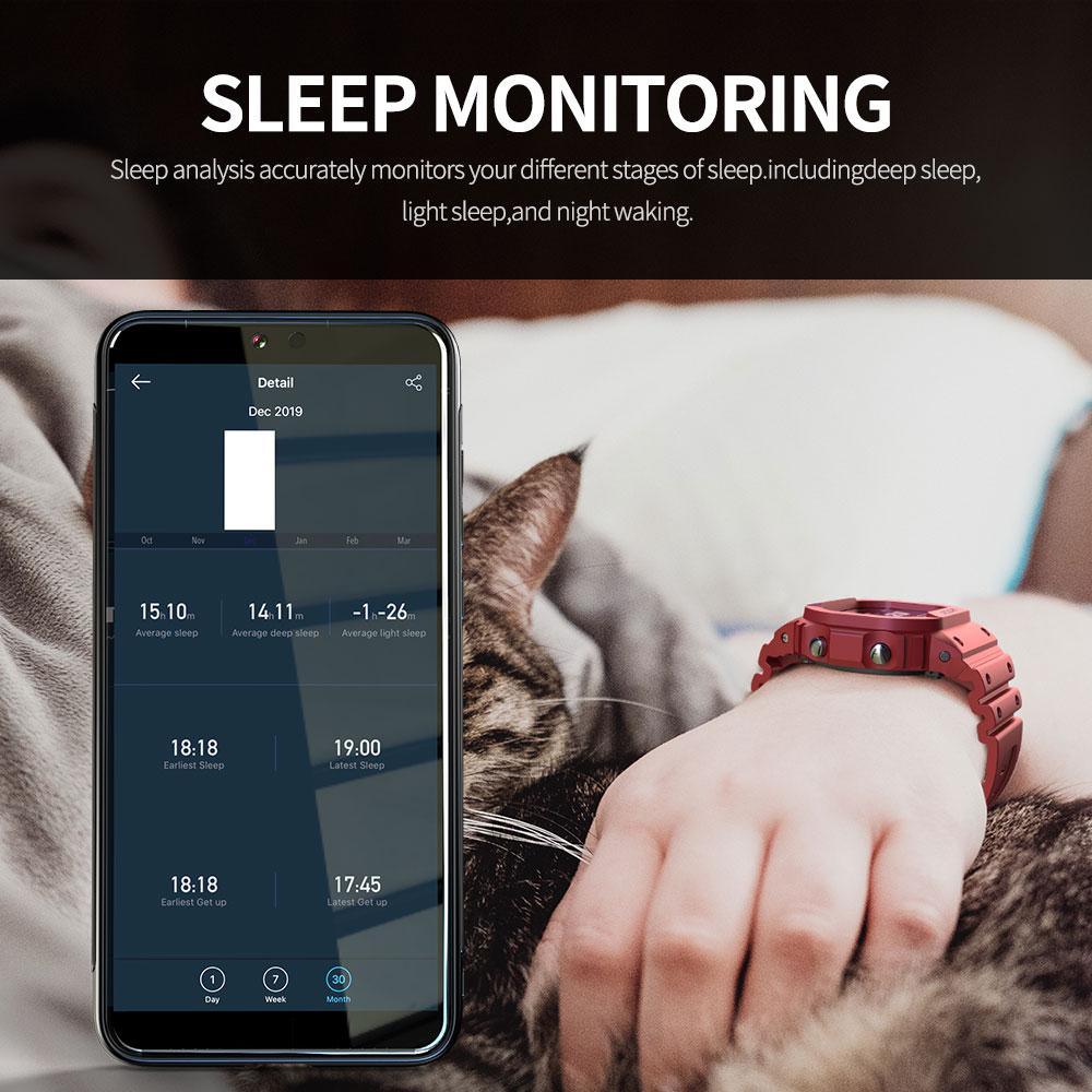 Military Ocean Army Smart Watch For Menand Woman For  Fitness and Sport With Tracker Blood Pressure Message Push Heart Rate Monitor and Clock Smartwatc For Android - SJB-DIAMOND ELITES