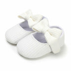 Baby Newborn Infant First Walker Leather Soft Sole Princess Bowknot Shoes Elegant Style Perfect Gift For Baby Girl