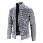 New Autumn Winter Jacket Men Warm Casual Slim Fit Fleece Jacket Elegant Jackets For Men Warm Soft Sweater Solid Jackets Casual Business Men Clothing Lightweight Hooded Jackets Stevvex