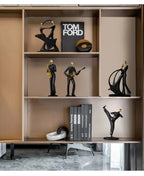 Abstract Sculpture Human Figurines Modern Home Decoration Resin Character Statue Living Room Office Bookshelf Decor Accessories