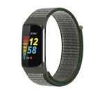Fitbit Charge 5 6 Nylon Velcro Band - Durable Comfortable Strap - SJB-DIAMOND ELITES