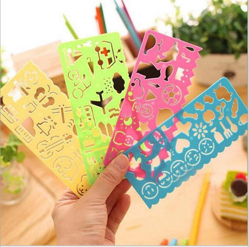 Magic Rainbow Color Scratch Art Paper Card Set With Graffiti Stencil Drawing Board Stick Art Painting Educational Toys - SJB-DIAMOND ELITES