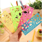 Magic Rainbow Color Scratch Art Paper Card Set With Graffiti Stencil Drawing Board Stick Art Painting Educational Toys - SJB-DIAMOND ELITES
