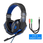 Professional Led Light Gaming Headphones for Computer Adjustable Bass Stereo PC Gamer Over Ear Wired Headset With Mic - SJB-DIAMOND ELITES