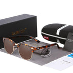 Luxury Universla Oculos New Polarized Retro Classic and Modern Sunglasses With NEW Design and High Quality frame and Glases With UV400 Protection - SJB-DIAMOND ELITES