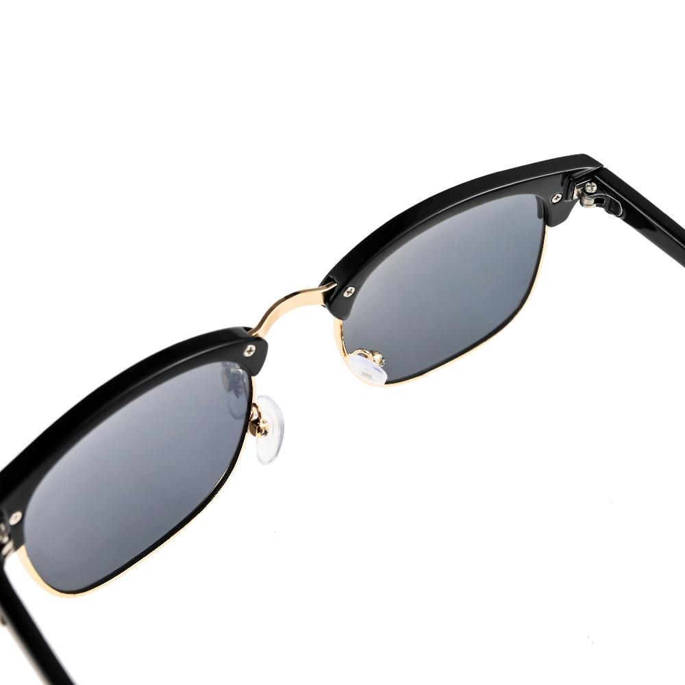 Polarized Semi-Rimless Unisex Man and Woman  Classic Vintage Retro Sunglasses With U400 Protection Oculos De Sol Gafas - SJB-DIAMOND ELITES