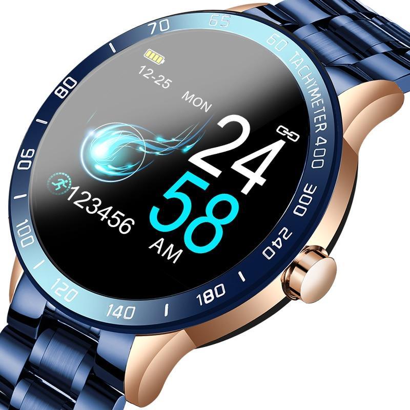 Smart Watch For Men With  LED Screen and  Heart Rate Monitor Blood Pressure Fitness tracker Sport waterproof Smartwatch - SJB-DIAMOND ELITES