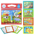 Reusable Magic Water Drawing Book With Pen Coloring Painting Book Drawing Board Juguetes Education Learning Toys for Children - SJB-DIAMOND ELITES