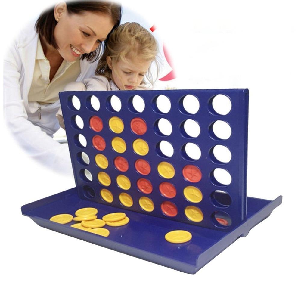 1 Set Connect 4 In A Line Board Game Foldable Children's Educational Toys for Kid Sports Entertainment Gifts For Kids Birthday - SJB-DIAMOND ELITES