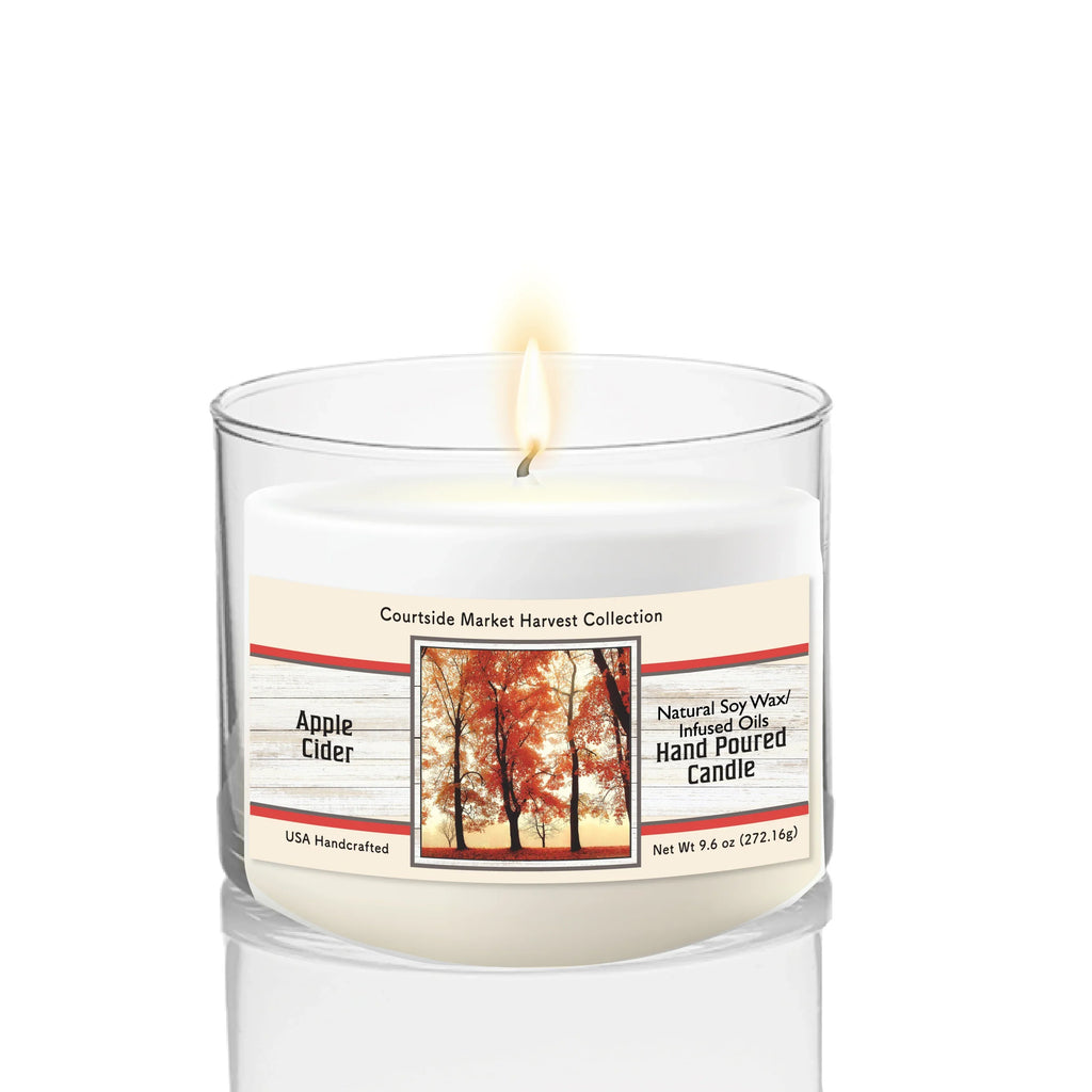 TD Courtside Market Autumn Glow Scented Candle Soy Wax in Glass Jar for Fall & Winter Lootquake LLC